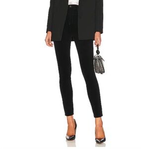 L AGENCE Monique Ultra High-rise Skinny Jeans In Jet - Size 26